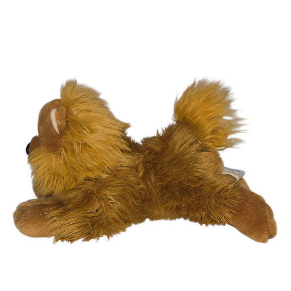 Animal Alley Plush Brown Dog Stuffed Animal with Fluffy Tail 13 in Pomeranian - Picture 3 of 9